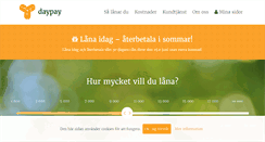 Desktop Screenshot of daypay.se