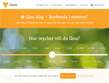 Tablet Screenshot of daypay.se